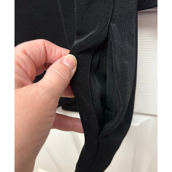 Chico's Travelers Black Cardigan, 3/4 Sleeves, Open Front, Women's Size m - Picture 5 of 6